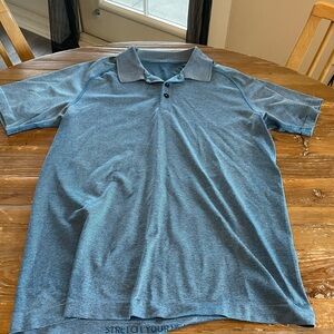 Men's Lululemon Blue Polo Shirt, Medium